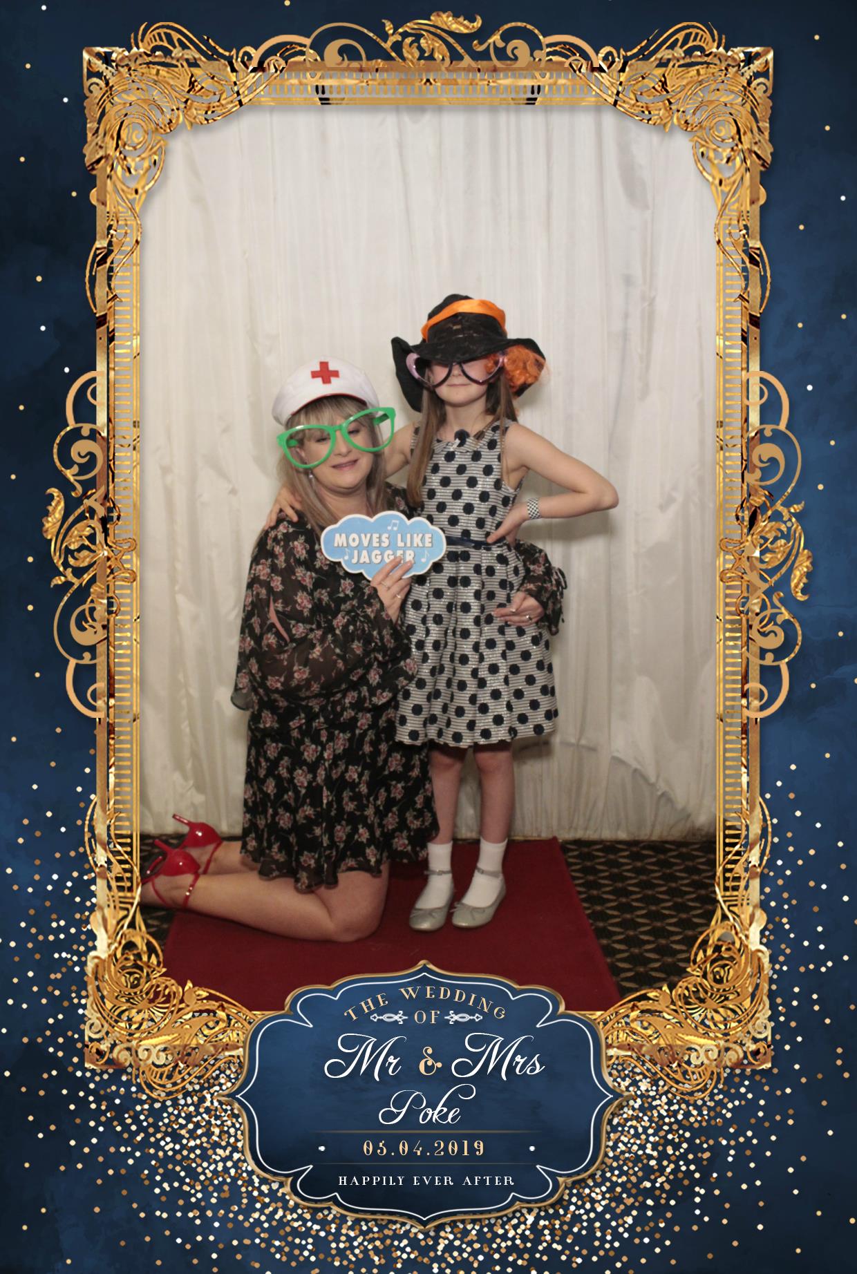 Mr & Mrs Poke | View more photos from the event at gallery.myphotoboothexperience.co.uk/u/MyPhotoBoothExperienceLtd/Mr-Mrs-Poke